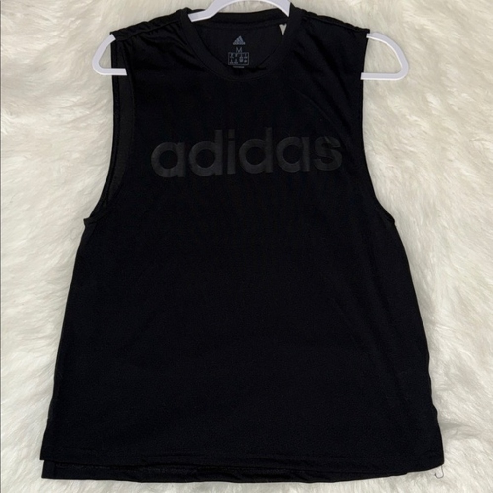 Adidas Women's Black Muscle Tee